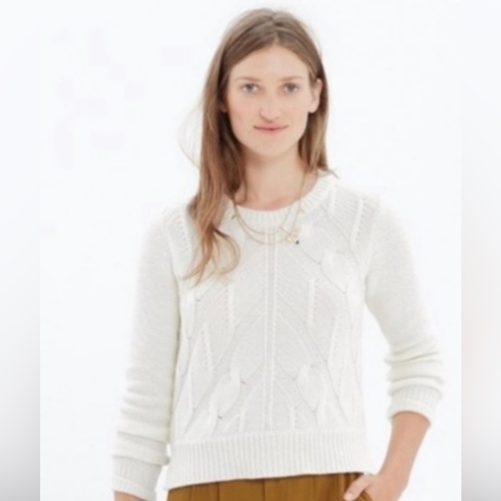 Madewell cropped sweater